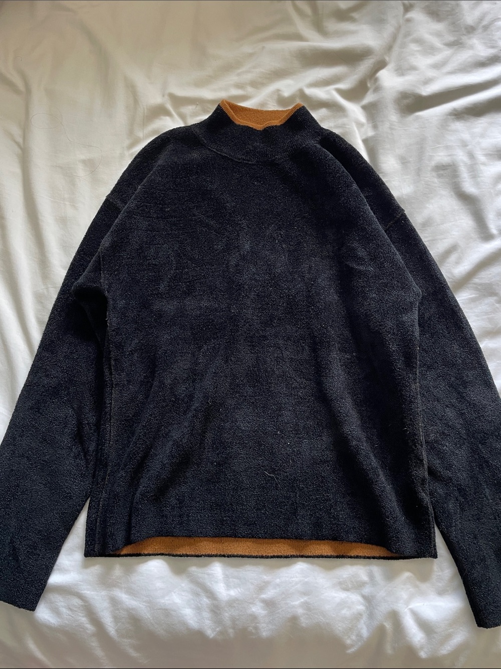 Moth by Anthropology Black Crew Neck sweater